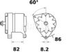 AGCO 89732000 Alternator